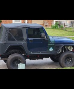 Smittybilt XRC Rear Bolt-on Flares for TJ - 76875, Textured Black 69 91JkEmQE5AL