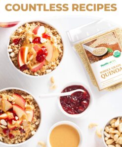 Healthworks Quinoa White Whole Grain Raw Organic (80 Ounces / 5 Pounds) | Protein, Fiber & Iron | Peruvian Origin | Rice & Pasta Substitute 21 91Jkmf5z1eL