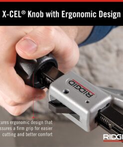 RIDGID 31632 Model 151 Quick-Acting Tubing Cutter with 1/4"-1-5/8" Cutting Capacity, Silver Black Tubing Cutter, Small 24 91JnVzyYTNL