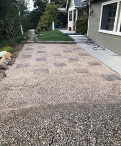 TRUEGRID | Deco Permeable Pavers | Designed as Driveway Pavers, Garden Pavers, Stepping Stone Support, for Walkways, Patios, Poolside, DIY | Outdoor Pavers | 1.8" Depth | Pack of 10 (40 Square Feet) 39 91Job0xQAZL