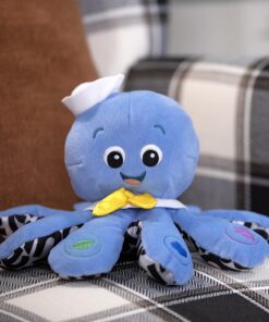 Baby Einstein Octoplush Musical Huggable Stuffed Animal Plush Toy, Learn Colors in 3 Languages, Blue, 11" Age 3 Month and up, Musical Octopus Plush 11" 33 91JtFlS2j4L