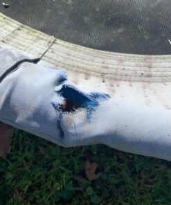 Sorbus 40" Saucer Swing for Kids - 220lbs Outdoor Swing Fun- Tree Glider Therapy Swing for Kids- Adjustable Ropes & Durable Swing Seat- Trampoline Net Swing for Swing Set,Backyard,Indoor/Outdoor,Gift 40 Inch 33 91JtYMUaSL