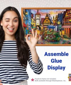 MasterPieces - Jigsaw Puzzle Glue & Wide Plastic Spreader, 5oz - 2 Pack - Clear 27 91JvCEHXLEL