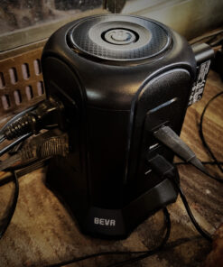 Power Strip Tower Surge Protector, BEVA Surge Protector Tower with 9 AC Outlet and 4 USB Ports, 18AWG 6.5 Feet Extension Cord, 3-Prong Flat Plug, Multiple Outlets for Office Apartment Dorm Essentials 6.5ft-Black 30 91Jw0Y7UMzL