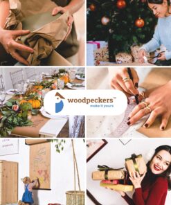 Woodpeckers Kraft Paper Roll 48 X 2400 Inch - Brown Craft Paper Table Cover Packing Wrapping Paper 48" x 2400" Kraft Rolls Single Roll 18 91JyMpgeeiL 2