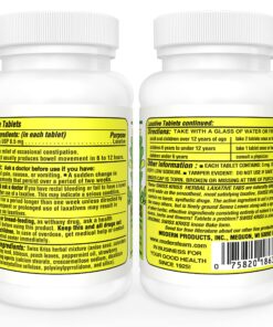 Swiss Kriss Herbal Laxative Tablets, Gentle & Natural Laxatives for Constipation Relief for Adults & Children Over Age 6, Works in 6-12 Hours, Senna Laxative, 250 Tablets Total 250 Count (Pack of 1) 18 91K UpgRuyL