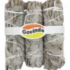 Govinda Premium California White Sage Smudge Sticks, 4 Inch Long, Pack of 3 32 91K09jlHNXL