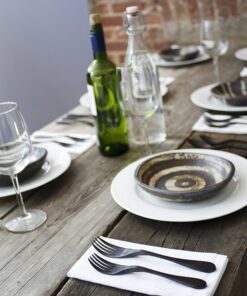 KNORK Titanium Coated 5 Piece Flatware Set, Matte Black 10 91K3HxF tL