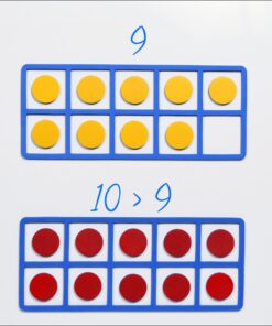 LEARNING ADVANTAGE Giant Magnetic Foam Ten Frames - In Home Learning Manipulative for Early Math - 2 Frames with 20 Disks - Teach Number Concepts, Addition and Subtraction 31 91K4Fhy18cL