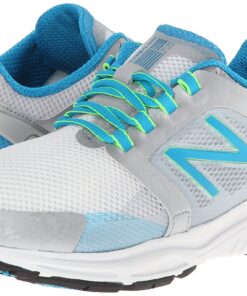 New Balance Women's W3040 Optimum Control Running Shoe 9.5 Wide Silver/Blue 14 91KC1SmWJ0L