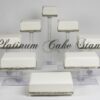 8 Tier Cascade Wedding Cake Cupcake Stand Square (Style SQ845)