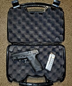 MTM Single Handgun Case for up to 6-Inch Revolver (Black) 45 91KHgbIYVgL