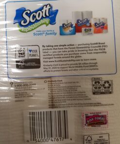 Scott Rapid-Dissolving Toilet Paper, Bath Tissue for RV & Boats , 4ct packs X 12= 48 rolls 4 Count (Pack of 12) 10 91KHizCgwoL