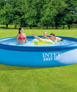 Alternative view of INTEX 28141EH Easy Set Inflatable Swimming Pool Set: 13ft x 33in – Includes 530 GPH Cartridge Filter Pump – Puncture-Resistant Material – 1926 Gallon Capacity – 26in Water Depth, Above-Ground Pool