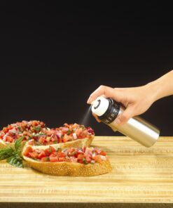 Misto Brushed Aluminum Oil Sprayer, Silver individual 27 91KP1sPrKIL