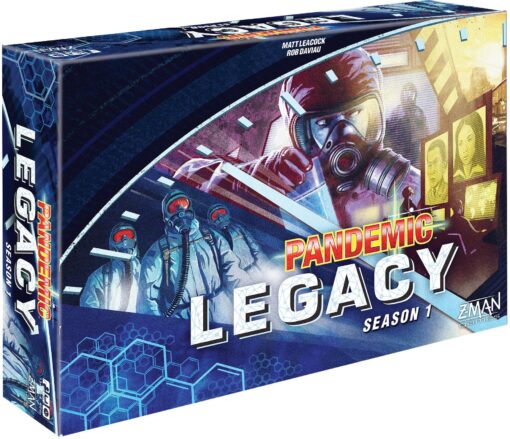 Pandemic Legacy Season 1 Blue Edition Board Game for Adults and Family | Cooperative Board Game | Ages 13+ | 2 to 4 players | Average Playtime 60 minutes | Made by Z-Man Games