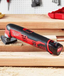 Milwaukee 2426-20 M12 12 Volt Redlithium Ion 20,000 OPM Variable Speed Cordless Multi Tool with Multi-Use Blade, Sanding Pad, and Multi-Grit Papers (Battery Not Included, Power Only) 17 91KQjhakpCL
