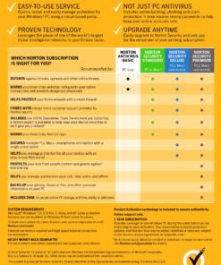 Alternative view of Norton AntiVirus - 1PC 1 Year Subscription - Product Key Card - 2019 Ready