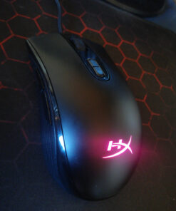 HyperX Pulsefire Core - RGB Gaming Mouse, Software Controlled RGB Light Effects & Macro Customization, Pixart 3327 Sensor up to 6,200DPI, 7 Programmable Buttons, Mouse Weight 87g,Black Black 36 91KaKYJzGoL