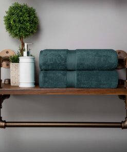 Alternative view of SUPERIOR 900 Madison TS Set, Bath Towel 2-Pack, Teal, 2 Count