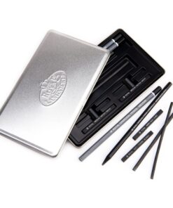 Royal & Langnickel RSET-ART2503 Small Tin Charcoal Drawing Art Set Basic Charcoal Ranges 24 91KnSjCJngL