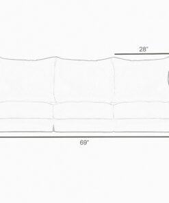 Sorra Home Indoor or Outdoor Deep Sofa Seat Cushion Corded Edges, 6 Piece Set, Tan Beige 6 91KnivkAazL