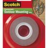 3M Permanent Outdoor, Holds 5 lbs, Scotch 4011 Exterior Mounting Tape, 1 in x 60 in, 1"x60" 26 91KxHOnVhlL