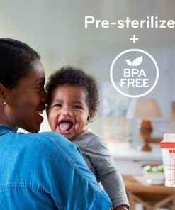 NUK Simply Natural Seal n' Go Breast Milk Bags, 100 CT 100 Count (Pack of 1) 24 91L3PPkWIL