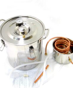 OLizee™ 5 Gallon 18L Water Distiller Wine Alcohol Distiller Stainless Boiler Wine Making Equipment Kit 7 91L7Ch2uhXL