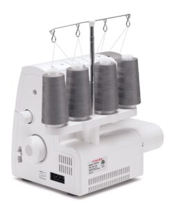 SINGER | ProFinish 14CG754 2-3-4 Thread Serger with Adjustable Stitch Length, & Differential Feed - Sewing Made Easy,White 50 91LII2FnKoL