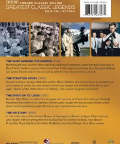 TCM Greatest Classic Legends: James Stewart (The Shop Around the Corner / The Stratton Story / The FBI Story / The Spirit of St. Louis) DVD October 16, 2012 3 91LJgqnyLYL