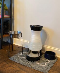 SPOT Elevated Dog Feeder, Stainless Steel, Single Bowl, Hygienic, Easy to Clean, Promotes Proper Posture, Ideal for Medium and Large Breeds, 14-Inch 37 91LMGRgDGFL