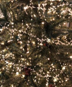 Kurt Adler 6' Plastic Ice Wire Clear Garland (Clear, 1 Pack) 38 91LQuP OlEL