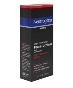 Neutrogena Triple Protect Face Lotion for Men, SPF 20, 1.7 Ounce Mens Triple Protect Lotion 27 91LSh5YtEfL