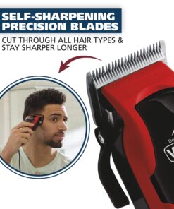 Wahl USA Clip ‘N Trim 2 In 1 Corded Hair Clipper with Pop Up Trimmer Kit, Perfect for Home Haircuts and Touching Up Around Necklines and Sideburns – Model 79900-1501P 34 91LTq5J6B6L