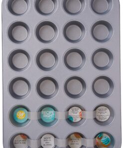 Wilton Recipe Right 24 Cup Mini Muffin Pan Mini 24 cup 22 91LU2gAa7DL
