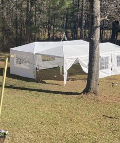 10x30 Party Tent Wedding Patio Gazebo Outdoor Carport Canopy Shade with Side 8 Removable Walls 10'x30' Party Tent 49 91LnVtCus4L