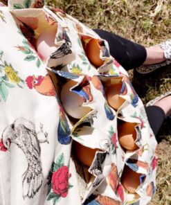 Fluffy Layers, The Egg Collecting Apron® - A Beautiful Alternative to the Basket - Holds 10 Eggs- Gather Eggs from Your Chicken Coop While Filling Your Waterer and Feeder With Eggs Kept Safe 15 91LwCnmcgoL