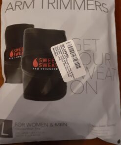 Sports Research Sweet Sweat Arm Trimmers for Men & Women | Increases Heat & Sweat Production to The Bicep Area Pink Large 34 91M09MREuyL 1