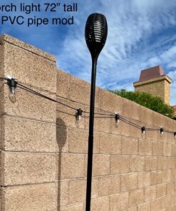 4PCs Solar Torch Lights Outdoor, 43 inch 96 LED, Waterproof Landscape Garden Pathway Light with Vivid Dancing Flickering Flames, with Auto On/Off Dusk to Dawn, for Christmas Lights Decoration 22 91M3 D6KrL