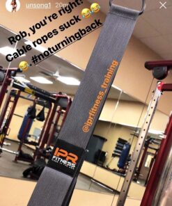 Alternative view of IPR Fitness Iso Handle® PRO “Patent Pending” 100% Made in the USA - Tricep Rope Black Standard