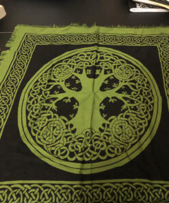 Alternative view of Azure Green RASC93 18 in. x 18 in. Tree of Life