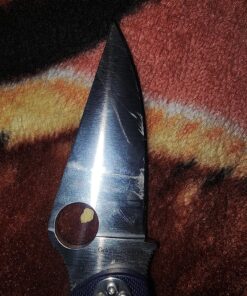 Spyderco Para Military 2 Signature Midnight Blue Knife with 3.42" CPM S110V Steel Blade and Durable G-10 Handle - PlainEdge - C81GPDBL2 43 91MFKvOSesL