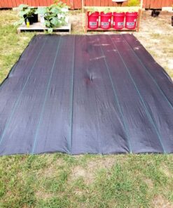 Premium 5oz Pro Garden Weed Barrier Landscape Fabric by ECOgardener - Durable & Heavy-Duty Weed Block Gardening Mat, Easy Setup & Superior Weed Control, Eco-Friendly & Convenient Design, 4ft x 50ft 5oz - 4ft x 50ft 23 91MPFsTq3mL