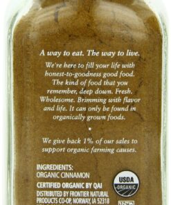 Simply Organic Cinnamon Ground Certified Organic, 2.45-Ounce Container 2.45 Ounce (Pack of 1) 6 91MQtwCVX9L