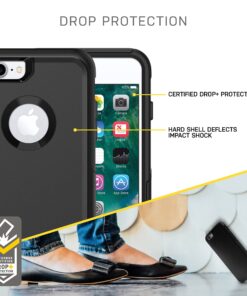 OTTERBOX COMMUTER SERIES Case for iPhone 8 PLUS & iPhone 7 PLUS (ONLY) - Retail Packaging - AQUA MINT WAY (AQUA MINT/MOUNTAIN RANGE GREEN) AQUA MINT WAY (AQUA MINT/MOUNTAIN RANGE GREEN) Standard Packaging 22 91MTT 6b5L 2