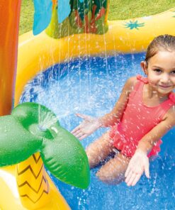 Intex Dinosaur Inflatable Play Center, 98in X 75in X 43in, for Ages 2+ 44 91MVunN5cL