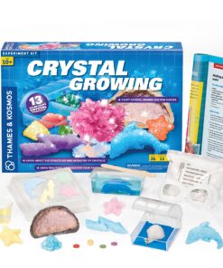 Thames & Kosmos Crystal Growing Science Kit Grow Over A Dozen Crystals with 15 Experiments, Includes Storage Case & 32 Page Color Laboratory Manual Crystal Growing Original 22 91MXAldzKL 1