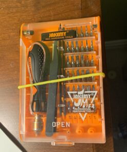 Screwdriver Set By JAKEMY, 43 in 1 Precision Screwdriver Kit Magnetic Replaceable Bits Repair Tool Kit Opening Tool and Tweezer for phone Cellphone PC Electronics Jm-8153+ 43 in 1 55 91MjnNCqQzL