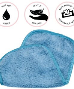 Alternative view of S&T INC. Always Off Reusable Makeup Remover cloths, 6” X 12”, Solid and Print, 3 Pack 3 Count (Pack of 1)